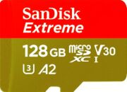 SanDisk Extreme 128GB 190/90MB/s microSDXC UHS-1 A2 4K Hafıza Kartı
