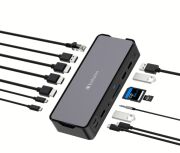 Verbatim   USB-C PRO DOCKING STATION 15 PORT CDS-15
