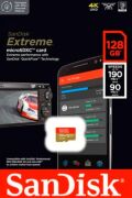 SanDisk Extreme 128GB 190/90MB/s microSDXC UHS-1 A2 4K Hafıza Kartı