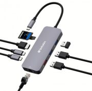 Verbatim VERBATIM  USB-C PRO 9 PORT HUB CMH-09