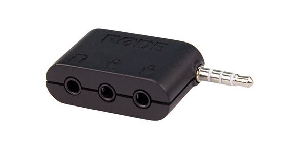 RODE SC6 2 x TRRS giriş / 1 stereo kulaklık çıkış breakout box