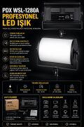 PDX WSL-1280A Profesyonel LED Işık | Yüksek Güç | Stüdyo Aydınlatma