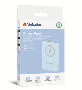 Verbatim 5000 Mah Manyetik Kablosuz (Magsafe) 15W Powerbank 20W PD Mavi Renk Kablo Dahil