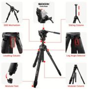 Manfrotto ONE Hybrid Aluminum Tripod with 500X Fluid Head ( MKONEA-500X )