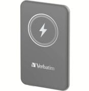 Verbatim 5000 Mah Manyetik Kablosuz (Magsafe) 15W Powerbank 20W PD Gri Renk Kablo Dahil
