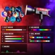 GVM Pro SD300C RGB & Bi-Color LED Video Işığı