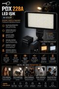 PDX 228A LED Işık | Bi-Color | Kompakt Panel