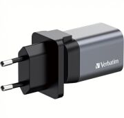 Verbatim 35W GAN Hızlı Şarj 2-Bağlantı Noktalı 1 x Usb-C® PD 35W / 1 x Usb-A QC 3.0