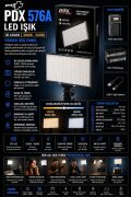 PDX 576A LED Işık | Bi-Color | Yüksek Güç Panel