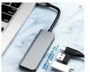 Refleks USB HUB Tip C - HDMI uyumlu 4 in 1 SD-Micro Sd USB 3.0 HDMI