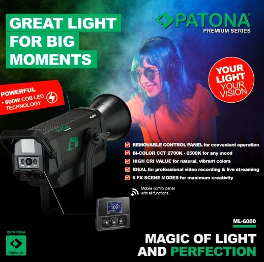PATONA 4215 Premium Led Light ML-6000