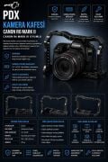PDX Kamera Kafesi Canon 6D Mark II | Alüminyum Cage | Video Rig