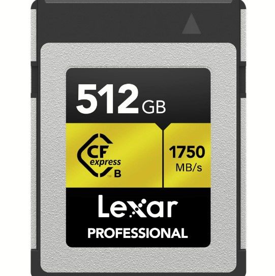 Lexar 512GB Professional CFexpress Type B Hafıza Kartı Gold Seri