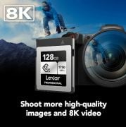LEXAR 128GB CF EXPRESS PRO TYPE B SILVER SERIES CARD