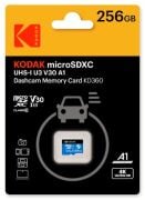 Kodak 256GB UHS-I U3/V30/A1 Araç Kamerası İçin Micro SD Kart KD360