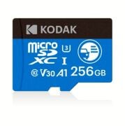 Kodak 256GB UHS-I U3/V30/A1 Araç Kamerası İçin Micro SD Kart KD360