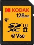 Kodak 128GB UHS-II U3 V60 SD Hafıza Kartı (180MB/s - 150MB/s)