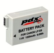 PDX Plus for Canon LP-E8 Batarya