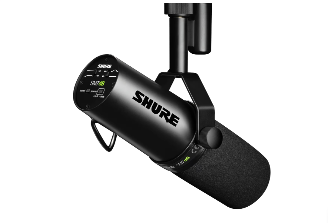 Shure SM7dB Dahili Ön Amfili Dinamik Vokal Mikrofonu ( Distribütör Garantili )