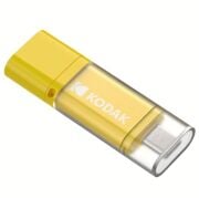 Kodak 128GB 3.2 Gen1 Type-C + USB Bellek (K200Y)