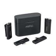 PDX Kablosuz Yaka Mikrofonu M31DC | Type-C ve Lightning Uyumlu