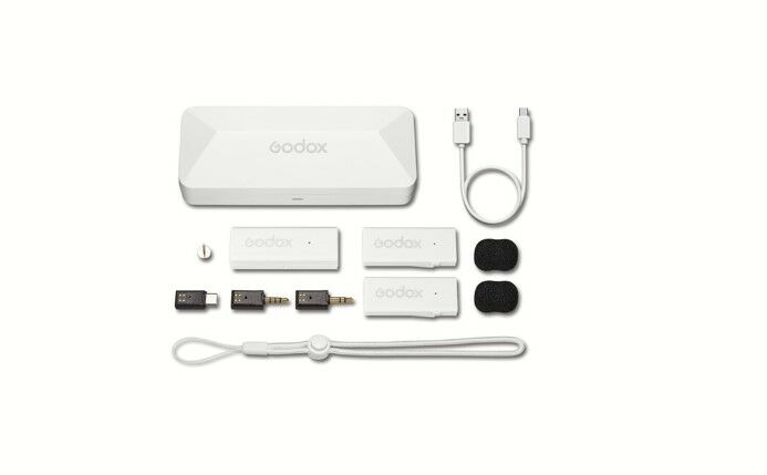 Godox MoveLink Mini Kablosuz Mikrofon Kit2 (Type-C Uyumlu/Beyaz)