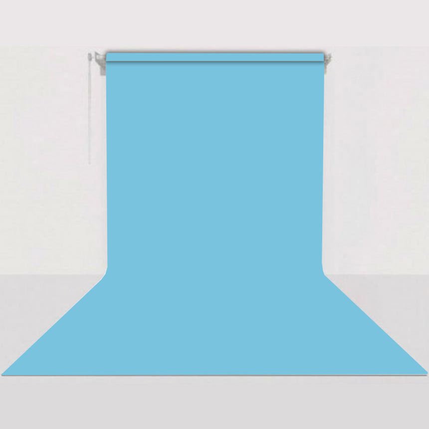 Gdx Sabit (Tavan & Duvar) Kağıt Sonsuz Stüdyo Fon Perde (True Blue) 2.70x11 Metre