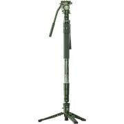 Sirui CVM-145P+CT5X 3 Kademeli Carbon Fiber Monopod Kit (Kobalt Yeşil)