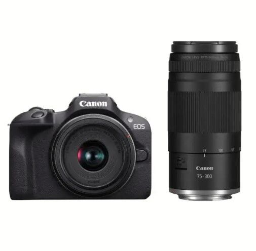 Canon EOS R100 + RF-S 18-45mm + 75-300mm  Lens Kit