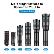 Apexel 20-40X Akıllı Telefon Telefoto Lens Kiti