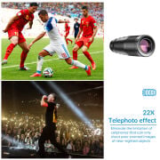 Apexel 22X10'u Bir Arada Telefon Lens Kiti