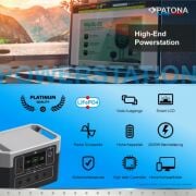 Patona Platinum Powerstation Autarc Taşınabilir Şarj Ünitesi 2000 / 2000W