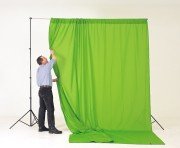 Lastolite 5881 Chromakey Curtain 3 x 7m Green
