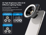 Apexel HB100UFL 75mm Ultra Macro Lens With Fill Lıght