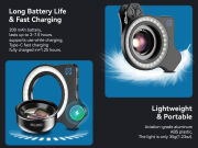 Apexel HB100UFL Ultra Macro Lens With Fill Light