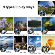 APEXEL 11'i 1 Arada Cep Telefonu İphone & Android İçin Akıllı Telefon Lens Kiti