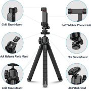 Apexel 360 Derece Dönebilen Ahtapot Tripod