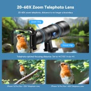 Apexel TeleCular 20-60X Zoom Lens