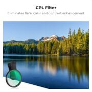 K&F Concept 67mm Klipsli CPL Telefon Kamera Lens Filtre Kiti