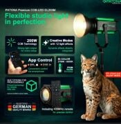 Patona 4169 Premium GL200M Bi-Color Cob-Led-Stüdyo Işığı 200W