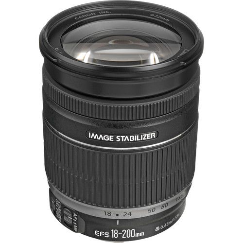 Canon EF-S 18-200mm f/3.5-5.6 IS Lens Fotoğraf Makinesi ve Video
