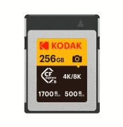 Kodak 256GB CF Express Type B 2.0 Hafıza Kartı (1700MB/s - 500MB/s)