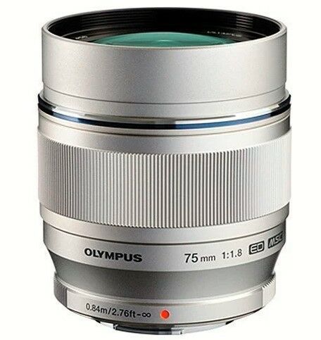 OLYMPUS LENS 75MM 1.8 M.ZUIKO SILVER