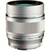 OLYMPUS LENS 75MM 1.8 M.ZUIKO SILVER
