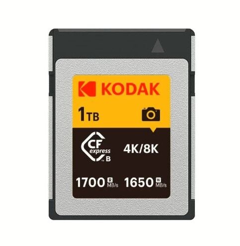 Kodak 1TB CF Express Type B 2.0 Hafıza Kartı (1700MB/s - 1650MB/s)