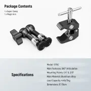 NEEWER ST15C Profesyonel Ayarlanabilir Magic Arm