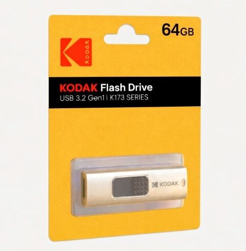 Kodak 64GB 3.0 Kaydırmalı USB Bellek (K173)