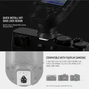 NEEWER QPRO-F Fujifilm Uyumlu TTL Kablosuz Flaş Tetikleyici