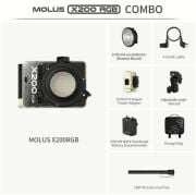 Zhiyun Molus X200 RGB Combo Paket 200W Taşınabilir LED Video Işığı- Bej