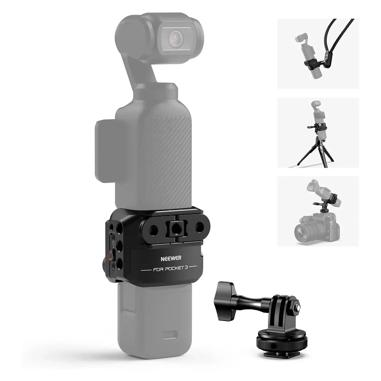 Neewer AC009 DJI Osmo Pocket 3 Aksiyon Kamera Kafesi